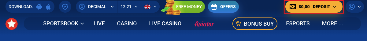 MostBet Deposit
